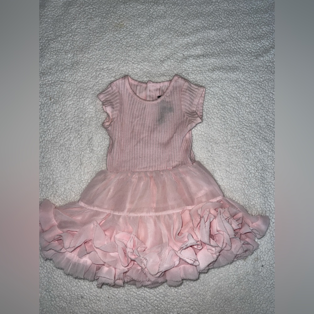 Lili Gaufrette pink dress